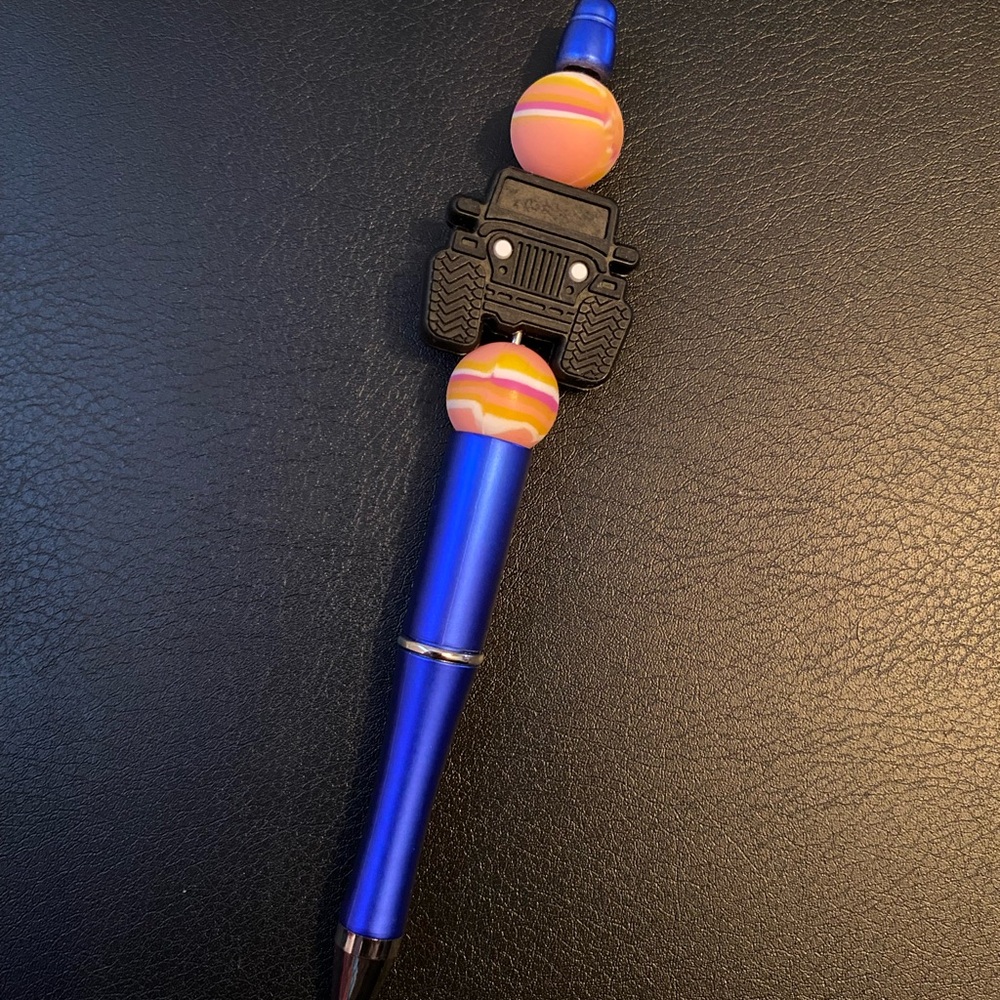 Hand Crafted Jeep Pen